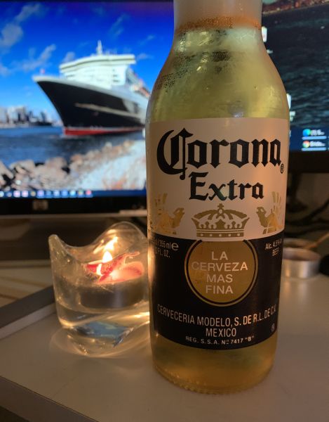 Friday Corona with candle