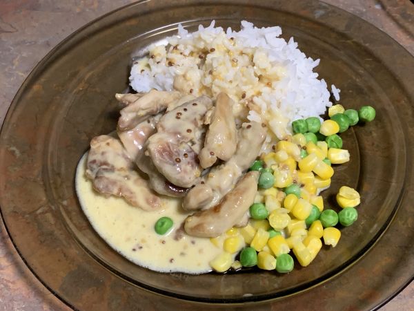 Honey mustard chicken