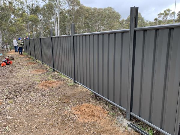 New fence