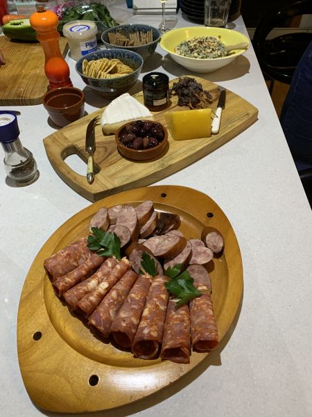Food at Rob's party