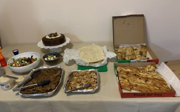 Food at Rob's party