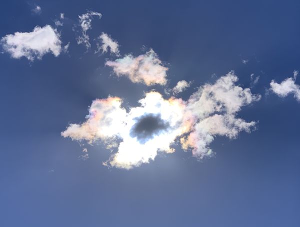 Silver lining, with rainbow