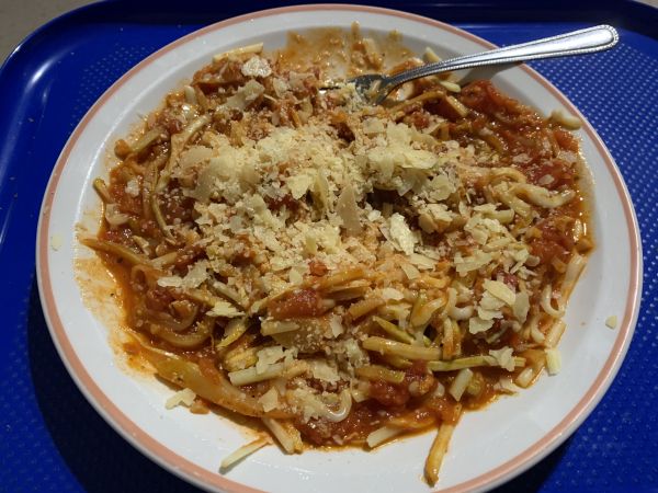 Zucchini spaghetti