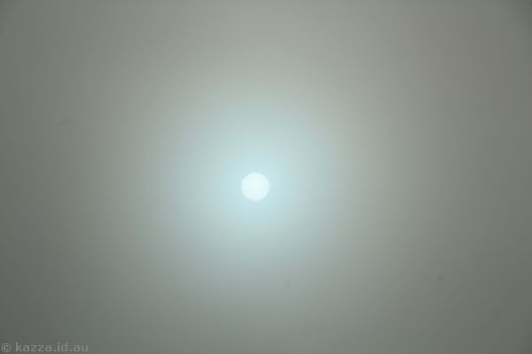 Sun through the fog