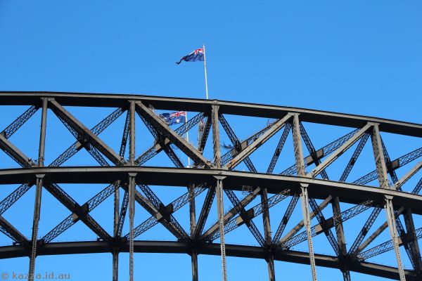 Top of the Sydney Harbour Bridge