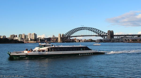 Rivercat and Sydney Harbour Bridge