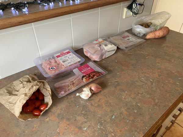 All the food