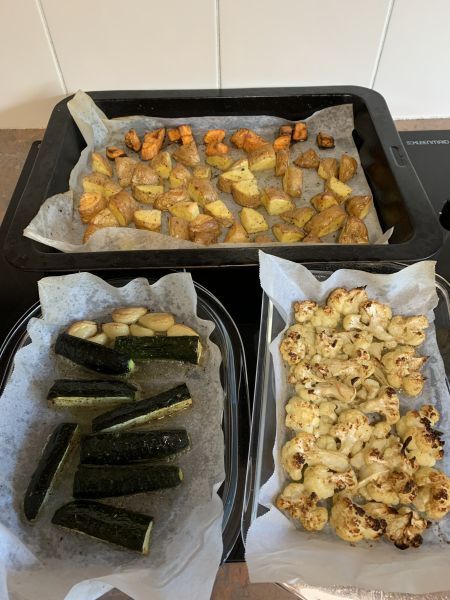 All the veggies