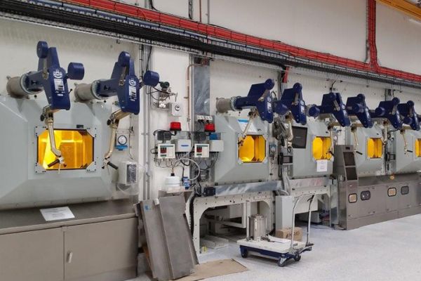 Molybdenum processing room