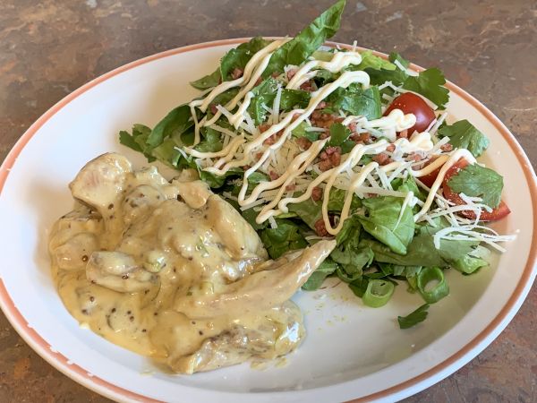 Honey mustard chicken