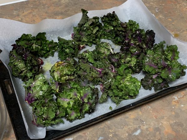 Kalettes before cooking