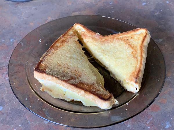 Next level grilled cheese sandwich