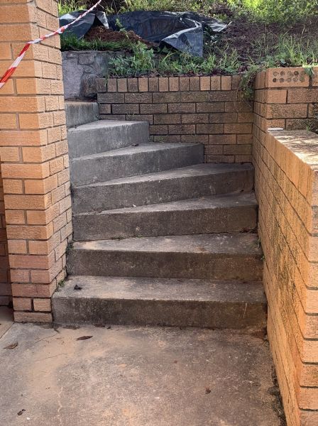 Stairs before