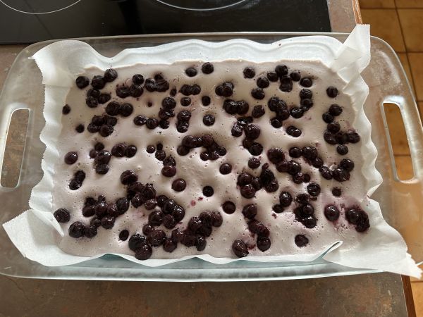 Blueberry cheesecake