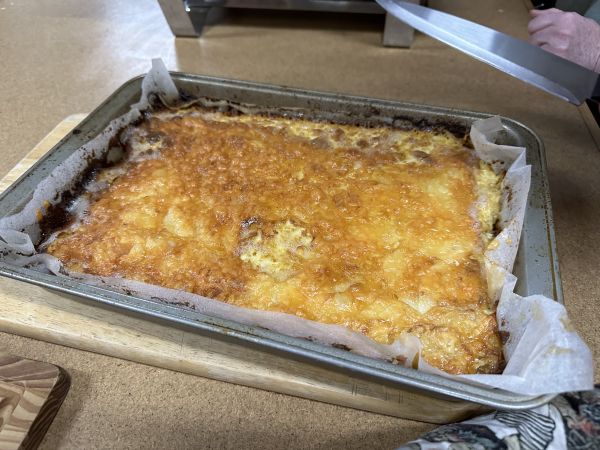 Christmas in July potato bake