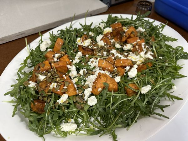Christmas in July winter salad