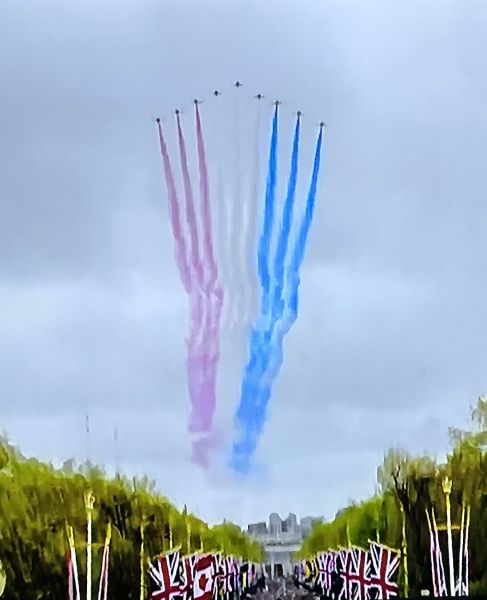 Coronation flypast