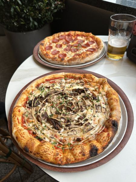 Keg and Brew pizzas