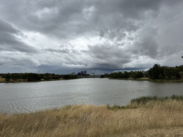 Ominous rain clouds