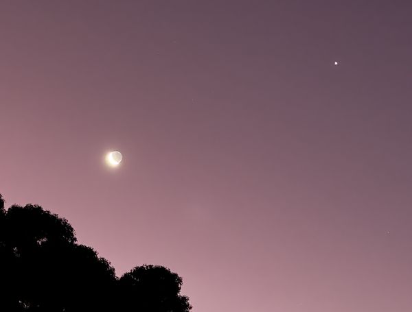 Moon and Jupiter