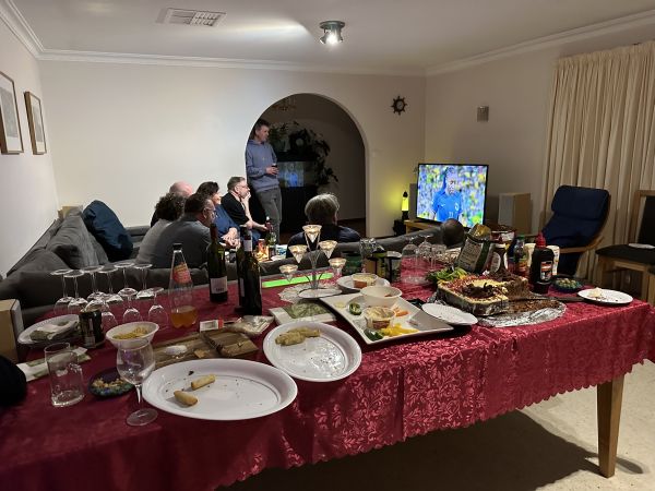 Party and soccer