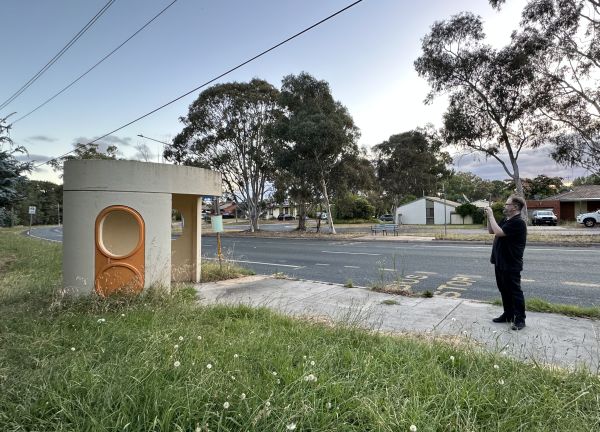 The sweetie documenting bus shelters