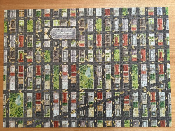 Taxi Turmoil maze jigsaw