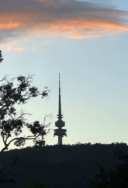 Tower at sunset
