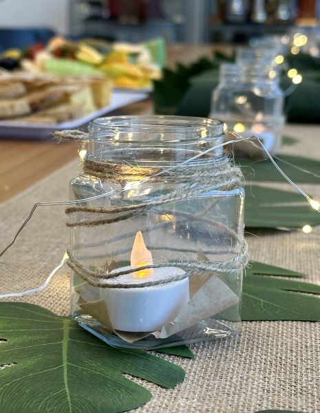 Candle in a jar