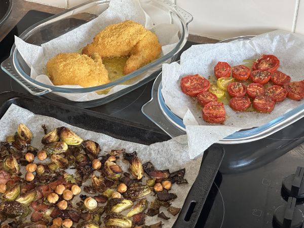 Kiev and veggies