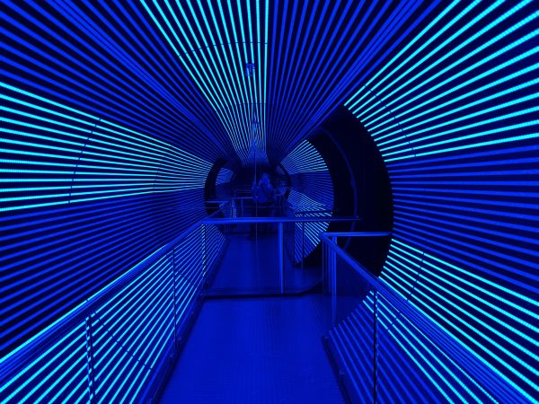 Questacon blue tunnel