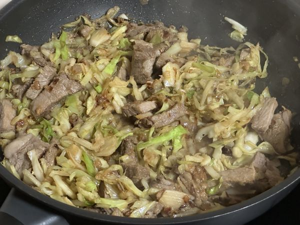 Beef and cabbage