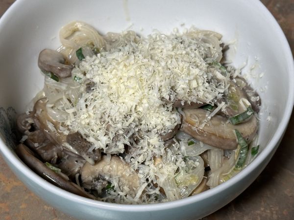 Mushroom fettucini