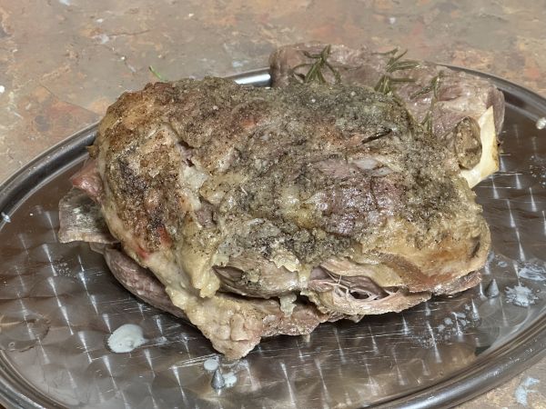 Slow cooker lamb shoulder