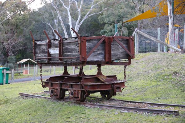 Train cart at Reflections Burrinjuck