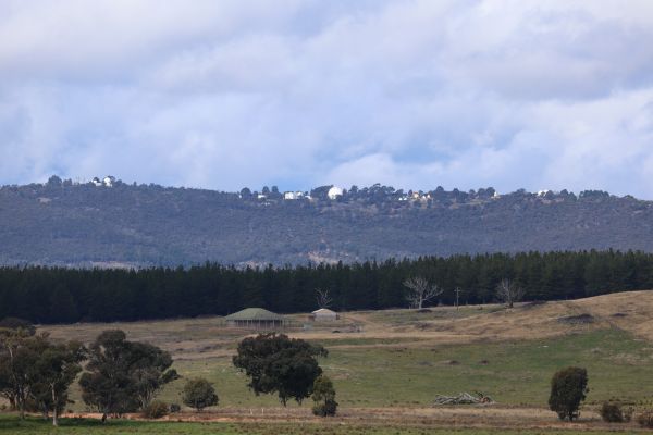 Mount Stromlo from Sherwood Forest