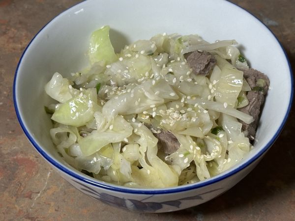 Beef and cabbage