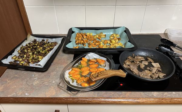 Beef and veggies