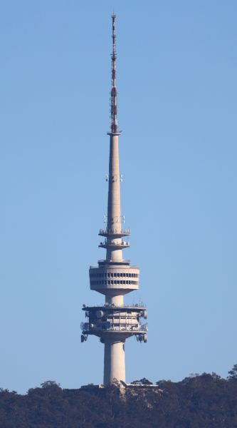 Black Mountain Tower from Jerrabomberra Wetlands