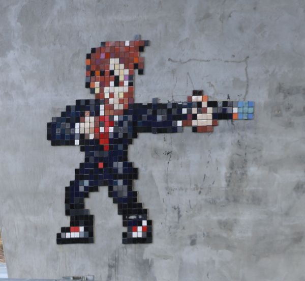 Gunman mosaic
