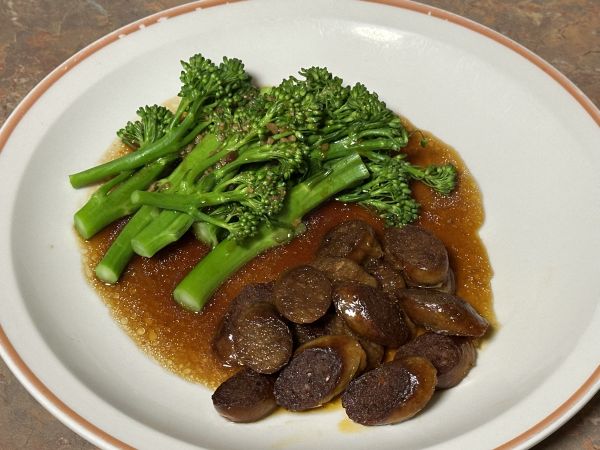 Broccolini and sausages