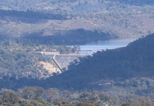 Cotter Dam from Stromlo