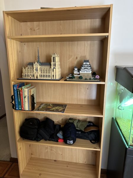 Entry shelves