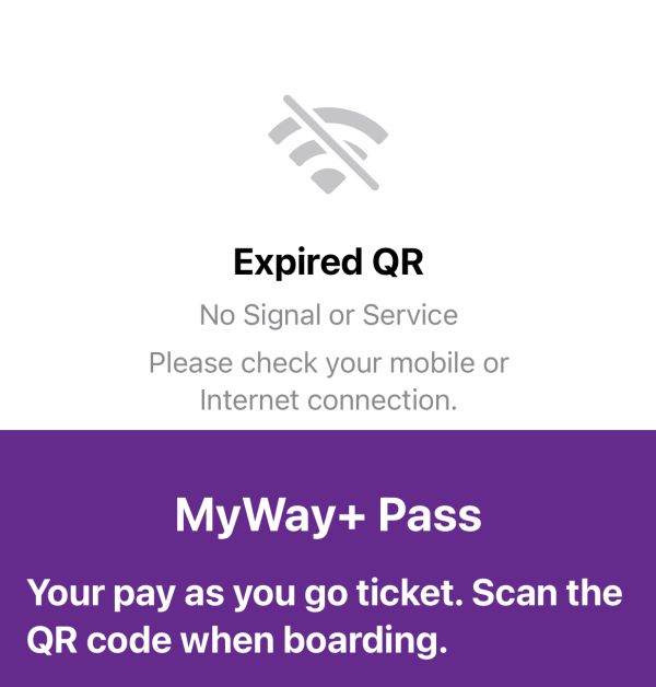 MyWay+ Expired QR