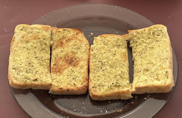 Home made garlic bread