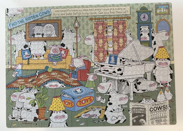 Hidden cows jigsaw