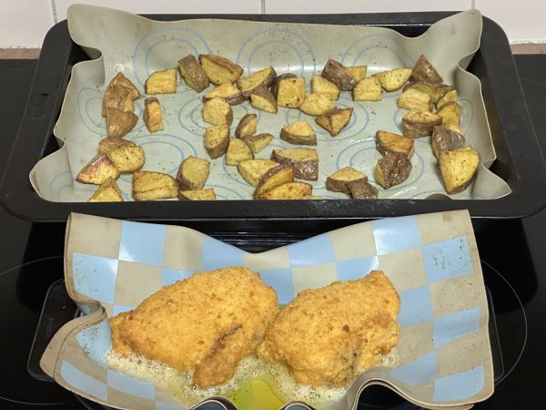 Kievs and potato