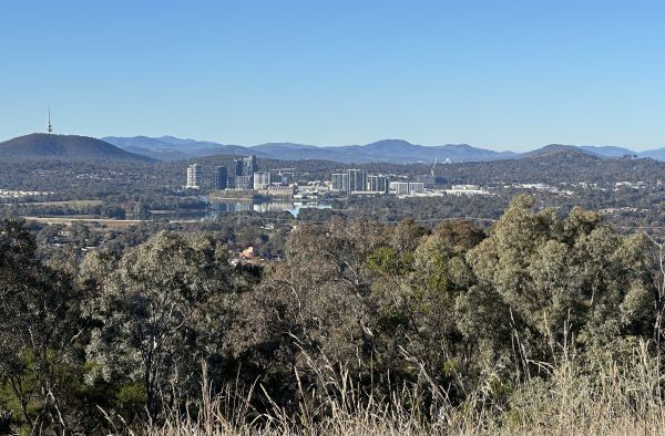 Belconnen from Mt Rogers