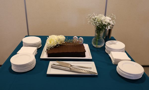 Cake at Mum's 80th birthday party