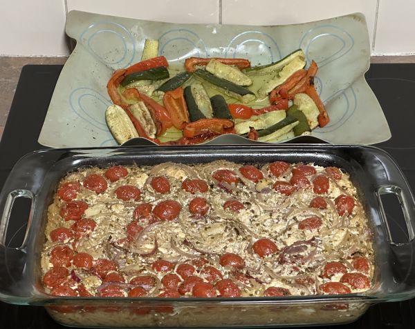 Risoni and veggies